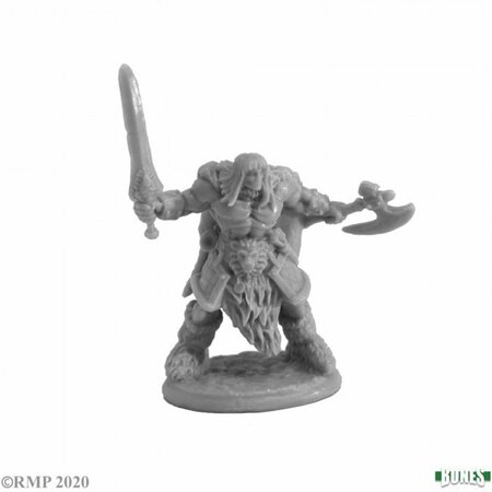 THINKANDPLAY Bones - Ankoa, Barbarian Hero Miniatures TH3296549